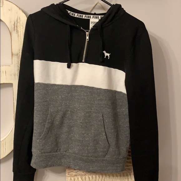 PINK Victoria's Secret Sweaters - Pink quarter zip up